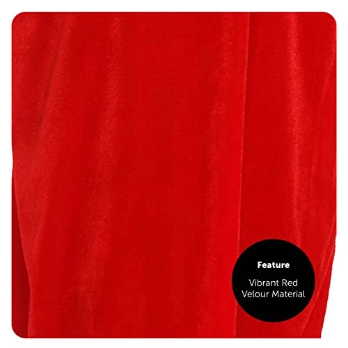 CHILDS KING COSTUME - KIDS RED VELOUR KING'S ROBE WITH WHITE TRIM - BOYS GIRLS CHRISTMAS NATIVITY KING PRINCE ROBE FANCY DRESS COSTUME (ONE SIZE FITS MOST) 4 CHILDS KING COSTUME - KIDS RED VELOUR KING'S ROBE WITH WHITE TRIM - BOYS GIRLS CHRISTMAS NATIVITY KING PRINCE ROBE FANCY DRESS COSTUME (ONE SIZE FITS MOST) - Image 4