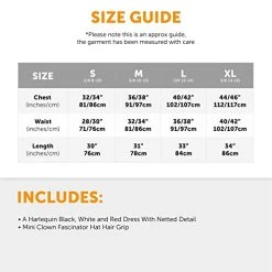 Ladies Halloween Clown Fancy Dress Costume - Scary Evil Killer Clown Fancy Dress Outfit With Stripe & Harlequin Print And Miniature Fascinator Hat On Headband -I Love Fancy Dress Ltd Shop 41RVCdDvjsL