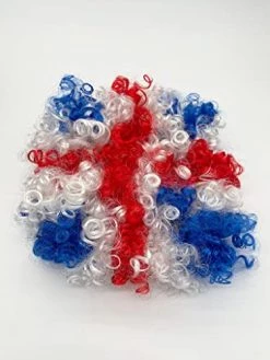 I LOVE FANCY DRESS Boys Union Jack Afro Wig - Curly Union Jack Afro Wig - VE Day, Queen's Jubilee, British Events - Pack Of 1 -I Love Fancy Dress Ltd Shop 41Tu GJ paL