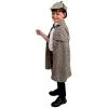 Victorian Detective Deluxe Fancy Dress Set With Hat - X-Large - Deerstalker Hat And Matching Cape - Perfect For Book Week Or Halloween Fancy Dress Costumes