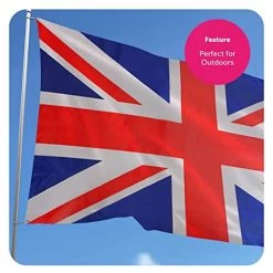 Union Jack 3ft X 2ft Flag Fancy Dress Decoration - Pack Of 2 Flags - Great Britain Flag With Grommets - Queens Jubilee, Football, Rugby - Sporting Events, Street Parties, Festivals And Celebrations -I Love Fancy Dress Ltd Shop 41XYhhLdcML