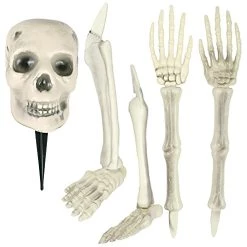 Ground Breaking Skeleton Prop, Halloween Fancy Dress Decoration