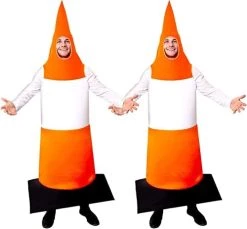 I LOVE FANCY DRESS Traffic Cone Costume - Pack Of 1 - Orange & White Road Traffic Cone - Stag Night Funny Novelty Party Costume -I Love Fancy Dress Ltd Shop 41YshXO8TfL. AC