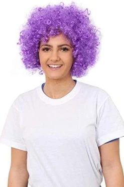AFRO WIG FANCY DRESS ACCESSORY FUNKY LARGE CURLY HAIR 70'S DISCO CLOWN MENS LADIES IN MANY COLOURS (GINGER) -I Love Fancy Dress Ltd Shop 41Z vfVjWL. AC