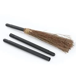 Witch Halloween Broomstick - 3-Piece Screwable Witch's Broomstick - Halloween Fancy Dress Costume Accessory - Pack Of 1 -I Love Fancy Dress Ltd Shop 41bka7I4CXL