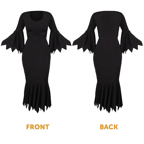 Ladies Gothic Halloween Dress - Perfect For Halloween Or Fancy Dress Events - UK 18/20 / X-Large 5 Ladies Gothic Halloween Dress - Perfect For Halloween Or Fancy Dress Events - UK 18/20 / X-Large - Image 5