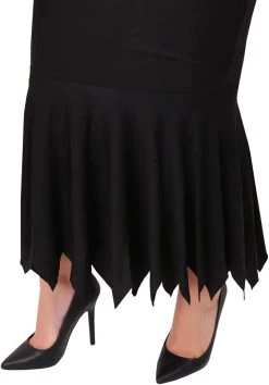Ladies Halloween Gothic Dress Costume - XX-Large - Long Black Dress With Jagged Edges, Long Black Wig And White Facepaint - Ladies Vampire TV And Film Halloween Fancy Dress Costume 18 Ladies Halloween Gothic Dress Costume - XX-Large - Long Black Dress With Jagged Edges, Long Black Wig And White Facepaint - Ladies Vampire TV And Film Halloween Fancy Dress Costume -I Love Fancy Dress Ltd Shop 41dMxY3E11L