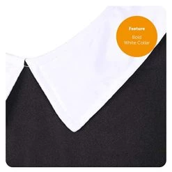 Girls Gothic Schoolgirl Fancy Dress Costume - Children's Wednesday Halloween Costume - Long Black Dress With White Collar & Cuffs -I Love Fancy Dress Ltd Shop 41eEvG8BGL