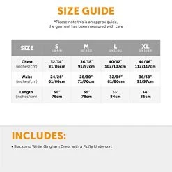 Ladies Ragdoll Halloween Costume - Medium - Black And White Gingham Dress With Black Patches - Adults Broken Doll Halloween Trick Or Treat Fancy Dress Costume -I Love Fancy Dress Ltd Shop 41ejpfeE78L