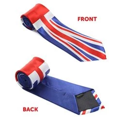 I LOVE FANCY DRESS Union Jack Tie - British Union Jack Flag Necktie - King's Coronation Neck Tie, VE Day, Queen's Jubilee, British Events -I Love Fancy Dress Ltd Shop 41gQEB4GHSL