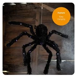 I LOVE FANCY DRESS Animatronic Moving Spider 71cm 28" Halloween Decoration - Light Up Eyes & Sound Effects - Extends And Retracts - Up And Down - Halloween Props - PACK OF 2 12 I LOVE FANCY DRESS Animatronic Moving Spider 71cm 28" Halloween Decoration - Light Up Eyes & Sound Effects - Extends And Retracts - Up And Down - Halloween Props - PACK OF 2 -I Love Fancy Dress Ltd Shop 41gjtlDQBPL
