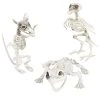 I LOVE FANCY DRESS HALLOWEEN SKELETON ANIMALS - PACK OF 3 SKELETAL ANIMAL PROPS - BIRD, RAT AND FROG - SCARY DECORATIONS FOR HALLOWEEN PARTIES