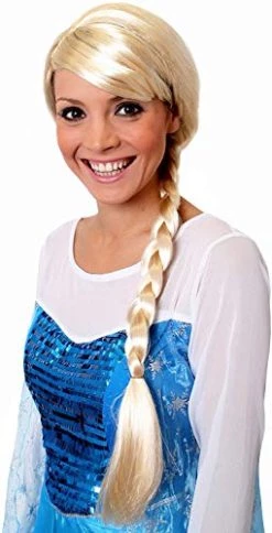 I LOVE FANCY DRESS LTD ILFD2169 BLONDE PLAIT WIG ADULTS ONE SIZE FITS MOST