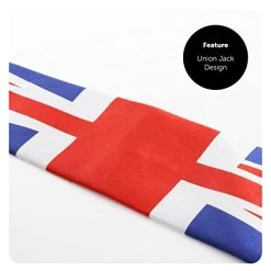 I LOVE FANCY DRESS Union Jack Tie - British Union Jack Flag Necktie - King's Coronation Neck Tie, VE Day, Queen's Jubilee, British Events -I Love Fancy Dress Ltd Shop 41klZYZSFJL