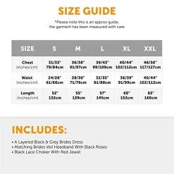 Ladies Ghost Bride Halloween Fancy Dress - Large - Black Corpse Bride Wedding Dress - Perfect For Halloween Or Any Fancy Dress Party 18 Ladies Ghost Bride Halloween Fancy Dress - Large - Black Corpse Bride Wedding Dress - Perfect For Halloween Or Any Fancy Dress Party -I Love Fancy Dress Ltd Shop 41lFSfh3u4L