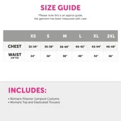 Adults Ladies Prisoners Convict Costume – X-Small - Orange Prisoner Top, Matching Orange Trousers – Cops & Robbers, Halloween Fancy Dress -I Love Fancy Dress Ltd Shop 41raIAz3rkL