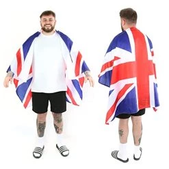 I LOVE FANCY DRESS Union Jack Wearable Flag Cape - Pack Of 6 - United Kingdom - British Flag, Sporting Events, Jubilee Street Parties, Festivals And Celebrations -I Love Fancy Dress Ltd Shop 41uhTT4Ub4L