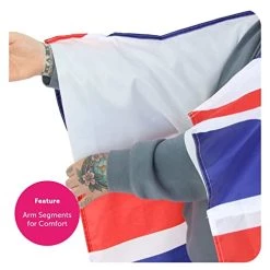 I LOVE FANCY DRESS Union Jack Wearable Flag Cape - Pack Of 6 - United Kingdom - British Flag, Sporting Events, Jubilee Street Parties, Festivals And Celebrations -I Love Fancy Dress Ltd Shop 41wIPyGPdWL