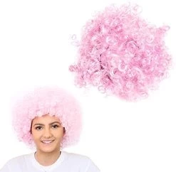 AFRO WIG FANCY DRESS ACCESSORY FUNKY LARGE CURLY HAIR 70'S DISCO CLOWN MENS LADIES IN MANY COLOURS (GINGER) -I Love Fancy Dress Ltd Shop 41yOMgC5DuL. AC