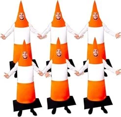 I LOVE FANCY DRESS Traffic Cone Costume - Pack Of 1 - Orange & White Road Traffic Cone - Stag Night Funny Novelty Party Costume -I Love Fancy Dress Ltd Shop 41yrIekdqXL. AC