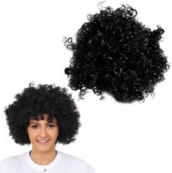 AFRO WIG FANCY DRESS ACCESSORY FUNKY LARGE CURLY HAIR 70'S DISCO CLOWN MENS LADIES IN MANY COLOURS (GINGER) -I Love Fancy Dress Ltd Shop 41zNlWX2IL. AC