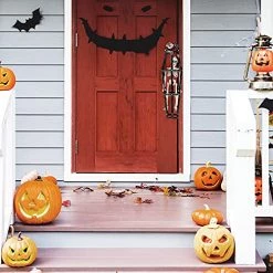 I LOVE FANCY DRESS Hanging Skeleton In Coffin - Full Body Halloween Decoration - 42cm 16 Inch - Creepy - Halloween Props - Pack Of 2 -I Love Fancy Dress Ltd Shop 511p91BRSyL