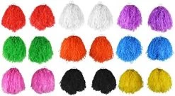 JUMBO USA POM POMS IN PAIRS CHEERLEADER DANCE SCHOOL SHOW FANCY DRESS ACCESSORY GIANT SIZE PAIR OF POMPOM SETS (RED - 1 PAIR) -I Love Fancy Dress Ltd Shop 51317tHNXqL. AC 2