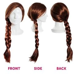 Brown Plait Wig - Adults One Size Fits Most - Ladies Brown Plait Wig - Perfect For Game/movie Character Dress Up Or Other Fancy Dress Events -I Love Fancy Dress Ltd Shop 5155F3I7bpL
