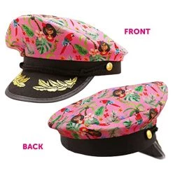 Hawaiian Pink Sailor Hat - Pink Hawaii Captain Cap - Perfect For Stag Dos Fancy Dress Summer Beach Party Wear Accessory - Pack Of 1 -I Love Fancy Dress Ltd Shop 516MnrI4x5L