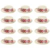 Union Jack Boater Hats - Straw Boater Hats With Union Jack Flag Band - King's Coronation, VE Day, Jubilee Events, Street Party Fancy Dress Accessory