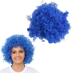 AFRO WIG FANCY DRESS ACCESSORY FUNKY LARGE CURLY HAIR 70'S DISCO CLOWN MENS LADIES IN MANY COLOURS (GINGER) -I Love Fancy Dress Ltd Shop 518qEN3jD9L. AC