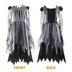 Ladies Ghost Bride Halloween Fancy Dress - Large - Black Corpse Bride Wedding Dress - Perfect For Halloween Or Any Fancy Dress Party 16 Ladies Ghost Bride Halloween Fancy Dress - Large - Black Corpse Bride Wedding Dress - Perfect For Halloween Or Any Fancy Dress Party -I Love Fancy Dress Ltd Shop 51B5oBe4IHL
