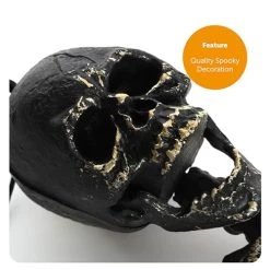 Gold Hanging Skeleton - Pack Of 2-46cm (18") From Head To Toe - Gold Skeleton With An Easy Hanging Design - Perfect Halloween Decoration For Parties And Trick Or Treating -I Love Fancy Dress Ltd Shop 51D6lHSi22L