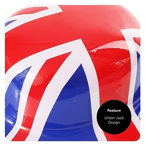 Union Jack Accessory Set - Plastic Union Jack Bowler Hat + Union Jack Bowtie - Kings Coronation Street Party Fancy Dress Costume Accessory Set 4 Union Jack Accessory Set - Plastic Union Jack Bowler Hat + Union Jack Bowtie - Kings Coronation Street Party Fancy Dress Costume Accessory Set - Image 4