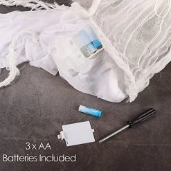 I LOVE FANCY DRESS Animatronic Hanging Shaking Bride 120cm 47" Halloween Decoration - Red Light Up Eyes & Sound Effects - Eerie Noises - Halloween Props - Pack Of 1 -I Love Fancy Dress Ltd Shop 51HuGtPTfPL