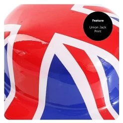 Union Jack Accessory Set – Plastic British Flag Union Jack Bowler Hat + Union Jack Braces - Jubilee Ve Day Celebration Fancy Dress Accessories -I Love Fancy Dress Ltd Shop 51SAuxylmrL