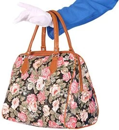 POPPINS ACCESSORIES PACK. EDWARDIAN NANNY FANCY DRESS PROPS: BOWLER HAT + WHITE GLOVES + FAUX-LEATHER CARPET BAG + RED BOW TIE. SIZE: WOMENS 58CM HAT 12 POPPINS ACCESSORIES PACK. EDWARDIAN NANNY FANCY DRESS PROPS: BOWLER HAT + WHITE GLOVES + FAUX-LEATHER CARPET BAG + RED BOW TIE. SIZE: WOMENS 58CM HAT -I Love Fancy Dress Ltd Shop 51SMA17UW1L