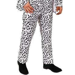 ADULTS DALMATIAN FANCY DRESS COSTUME - DALMATIAN PRINT SUIT JACKET & MATCHING TROUSERS + BLACK TIE - PERFECT FOR HALLOWEEN, TV & FILM, TEACHER SCHOOL BOOK WEEK/WORLD BOOK DAY FANCY DRESS -I Love Fancy Dress Ltd Shop 51TSmbwVnlL