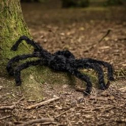 I LOVE FANCY DRESS Fake Spider Prop Halloween Decoration Large 60cm 24” - Pack Of 1 - Giant Black Spider - Pose-able Legs - Spooky Arachnid Halloween Props - Pack Of 6 -I Love Fancy Dress Ltd Shop 51UnH0nhJ2L