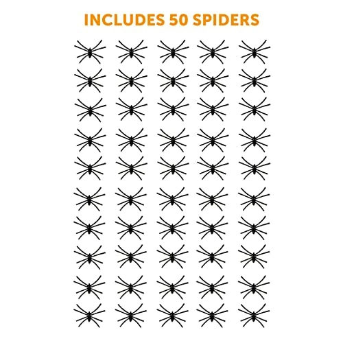 I LOVE FANCY DRESS Spider Web Decoration 200g - Perfect For Halloween - Pack Of 1 6 I LOVE FANCY DRESS Spider Web Decoration 200g - Perfect For Halloween - Pack Of 1 - Image 6