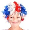 Girls Union Jack Afro Wig - Pack Of 6 - Curly Union Jack Afro Wig - VE Day, Queen's Jubilee, British Events