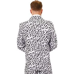 ADULTS DALMATIAN FANCY DRESS COSTUME - DALMATIAN PRINT SUIT JACKET & MATCHING TROUSERS + BLACK TIE - PERFECT FOR HALLOWEEN, TV & FILM, TEACHER SCHOOL BOOK WEEK/WORLD BOOK DAY FANCY DRESS -I Love Fancy Dress Ltd Shop 51fMZTrRNfL
