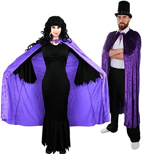 COUPLES VAMPIRE + VAMPIRESS HALLOWEEN FANCY DRESS COSTUME SET - LADIES LONG BLACK GOTHIC DRESS & HOODED VELOUR CAPE | TOP HAT + RED CAPE | 2x VAMPIRE FANGS, 2x FACEPAINT, 2x FAKE BLOOD – M 12 COUPLES VAMPIRE + VAMPIRESS HALLOWEEN FANCY DRESS COSTUME SET - LADIES LONG BLACK GOTHIC DRESS & HOODED VELOUR CAPE | TOP HAT + RED CAPE | 2x VAMPIRE FANGS, 2x FACEPAINT, 2x FAKE BLOOD – M - Image 12