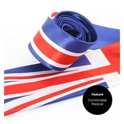 I LOVE FANCY DRESS Union Jack Tie - British Union Jack Flag Necktie - King's Coronation Neck Tie, VE Day, Queen's Jubilee, British Events -I Love Fancy Dress Ltd Shop 51h6cBDjQaL