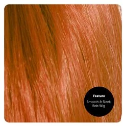 Adults Orange Thick Quality Bob Wig - 20s Style Short Wig - Perfect For World Book Day Halloween St Andrews Day And Other Fancy Dress Events Party Cosplay -I Love Fancy Dress Ltd Shop 51jnYSntdUL