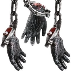 I LOVE FANCY DRESS Chained Severed Hand Halloween Prop Decoration - 66cm 26 Inch - Creepy - Halloween Props - Pack Of 3