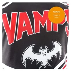 Ladies Halloween Vampire Cheerleader - XX-Large - Black & Red Cheerleader Dress, Black Pompoms And Black & White Sport Socks - Adults Cheer Captain Halloween Trick Or Treat Fancy Dress Costume 14 Ladies Halloween Vampire Cheerleader - XX-Large - Black & Red Cheerleader Dress, Black Pompoms And Black & White Sport Socks - Adults Cheer Captain Halloween Trick Or Treat Fancy Dress Costume -I Love Fancy Dress Ltd Shop 51kM0B1ZUEL