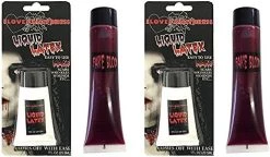 MAKE UP SPECIAL EFFECTS SET FAKE BLOOD PLUS LIQUID LATEX PERFECT FOR FAKE SCARS, ZOMBIE FANCY DRESS AND SCARY MAKE UP - PACK OF 1 -I Love Fancy Dress Ltd Shop 51kYGdSAbKL. AC