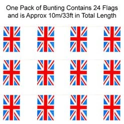 I LOVE FANCY DRESS Union Jack Flag Bunting & Large Union Jack Flag - British Flag Bunting, Union Jack Large Flags 5FT X 3FT, British Hats – VE Day, Queens Jubilee, Britain Celebrations – Pack Of 3 9 I LOVE FANCY DRESS Union Jack Flag Bunting & Large Union Jack Flag - British Flag Bunting, Union Jack Large Flags 5FT X 3FT, British Hats – VE Day, Queens Jubilee, Britain Celebrations – Pack Of 3 -I Love Fancy Dress Ltd Shop 51lLmKF1TkL