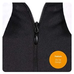 Ladies Gothic Manor Daughter Fancy Dress Costume - Adult's Wednesday Halloween Costume - Long Black Dress With White Collar & Cuffs -I Love Fancy Dress Ltd Shop 51n0blR7uGL